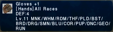 Gloves +1