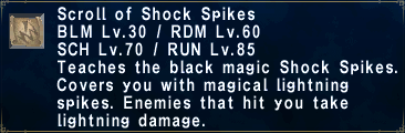 Scroll of Shock Spikes
