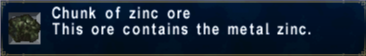 Zinc Ore