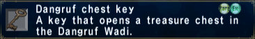 Dangruf Chest Key