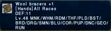 Wool Bracers +1