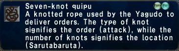 Seven-Knot Quipu