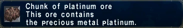 Platinum Ore