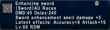 Enhancing Sword