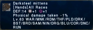 Darksteel Mittens