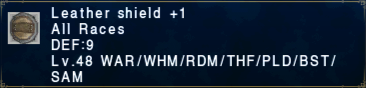 Leather Shield +1