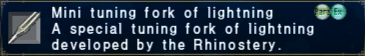 Mini Tuning Fork of Lightning