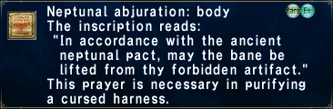 Neptunal Abjuration: Body