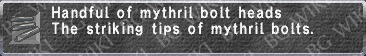 Mythril Bolt Heads
