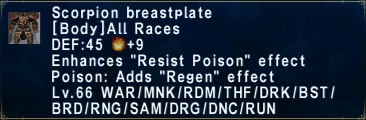 Scorpion Breastplate
