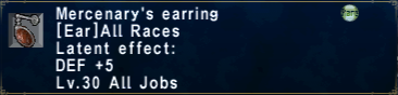 Mercenary's Earring