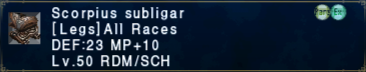 Scorpius Subligar