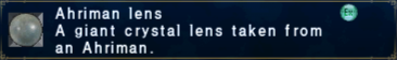 Ahriman Lens