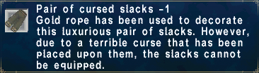 Cursed Slacks -1