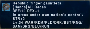 Republic Finger Gauntlets