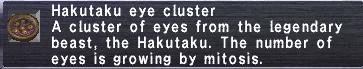 Hakutaku Eye Cluster