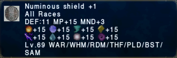 Numinous Shield +1