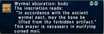 Wyrmal Abjuration: Body