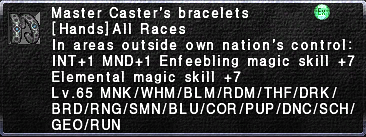 Master Caster's Bracelets