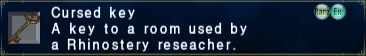Cursed Key