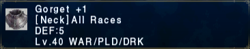 Gorget +1