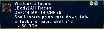 Warlock's Tabard