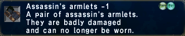 Assassin's Armlets -1