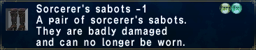 Sorcerer's Sabots -1