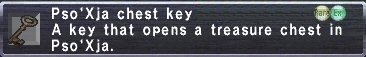 Pso'Xja Chest Key