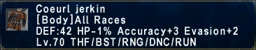 Coeurl Jerkin