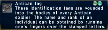 Antican Tag