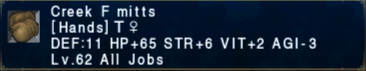 Creek F Mitts