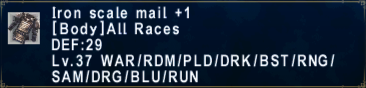 Iron Scale Mail +1