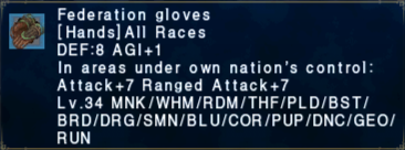 Federation Gloves