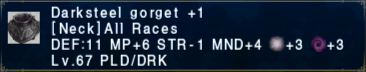 Darksteel Gorget +1