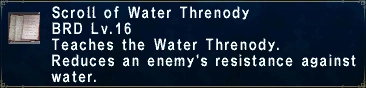 Water Threnody