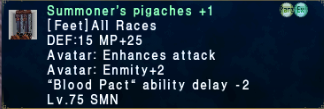 Summoner's Pigaches +1