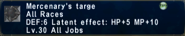 Mercenary's Targe