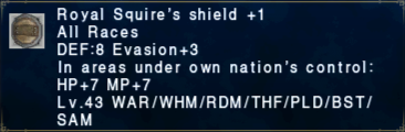 Royal Squire's Shield +1