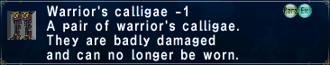 Warrior's Calligae -1