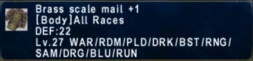 Brass Scale Mail +1