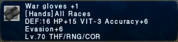 War Gloves +1
