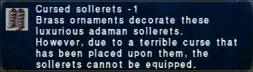 Cursed Sollerets -1
