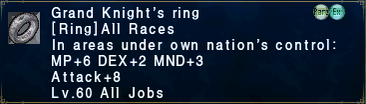 Grand Knight's Ring