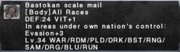 Bastokan Scale Mail