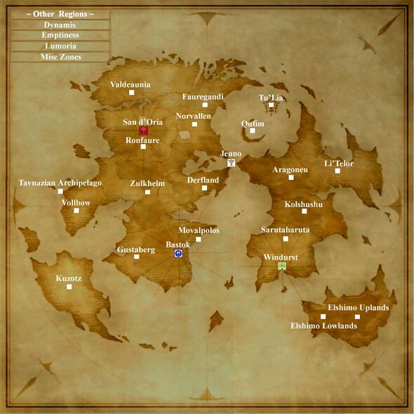 Map of Vana'diel