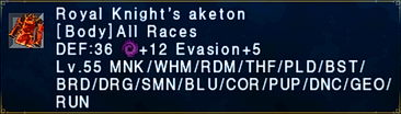 Royal Knight's Aketon