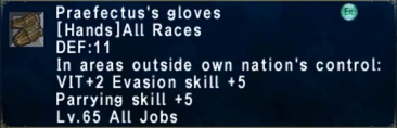 Praefectus's Gloves