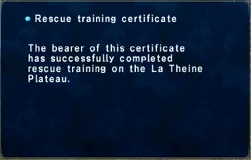 Rescue Training Certificate HorizonXI Wiki
