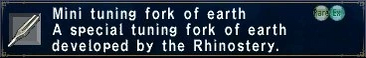Mini Tuning Fork of Earth
